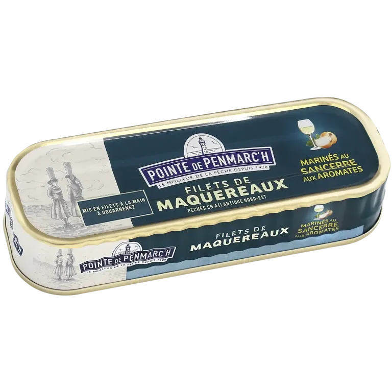 Filets de maquereaux marinés au Sancerre - Saveurs délicates & oméga 3