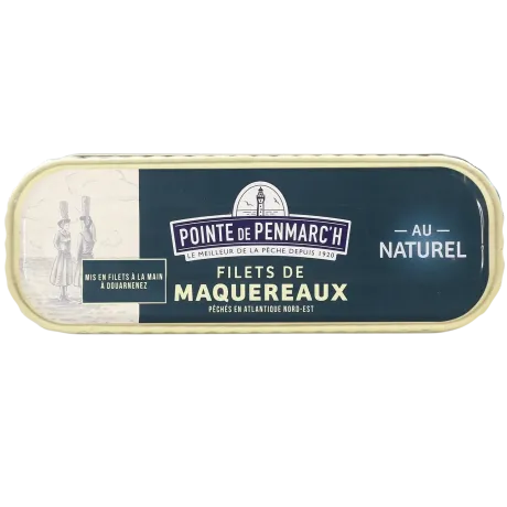 Filets de maquereaux au naturel - Saveur authentique et riche en oméga-3