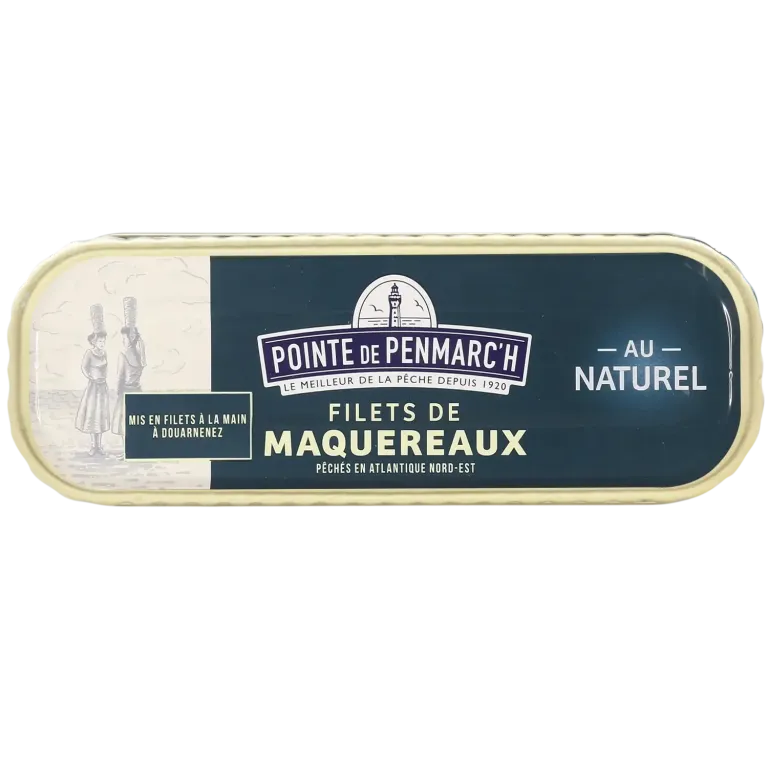 Filets de maquereaux au naturel - Saveur authentique et riche en oméga-3
