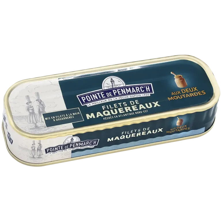Filets de maquereaux aux deux moutardes - Saveur raffinée et oméga 3