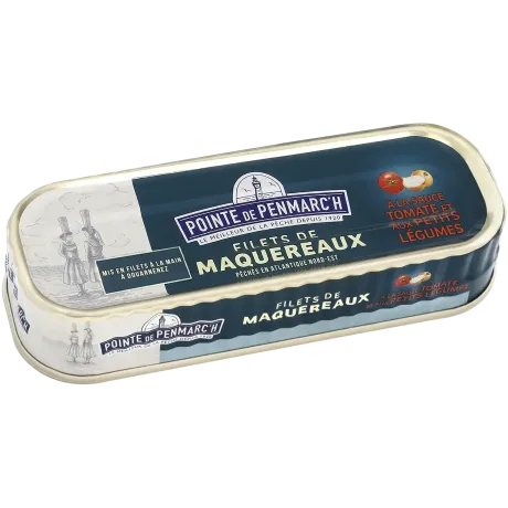 Filets de maquereaux à la tomate et petits légumes - Recette du Sud