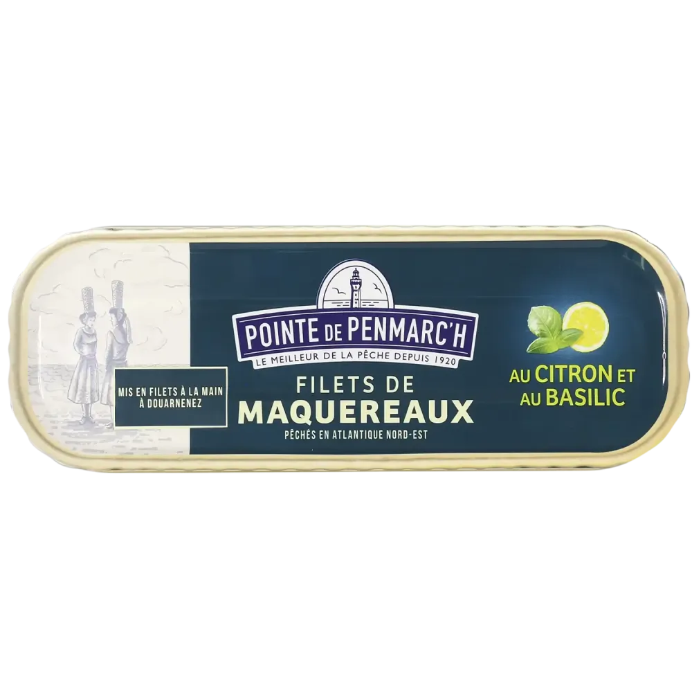 Filets de maquereaux marinés au citron et basilic sans huile - Fraîcheur & qualité
