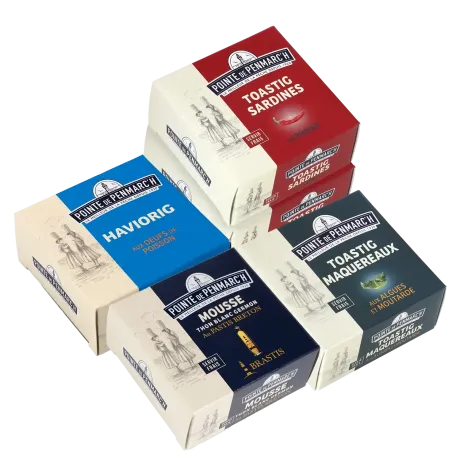 Assortiment de mousses de poissons - 6 recettes bretonnes originales