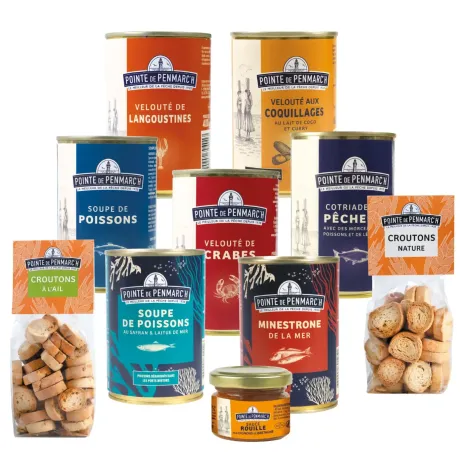 Assortiment soupes et veloutés - Saveurs marines authentiques