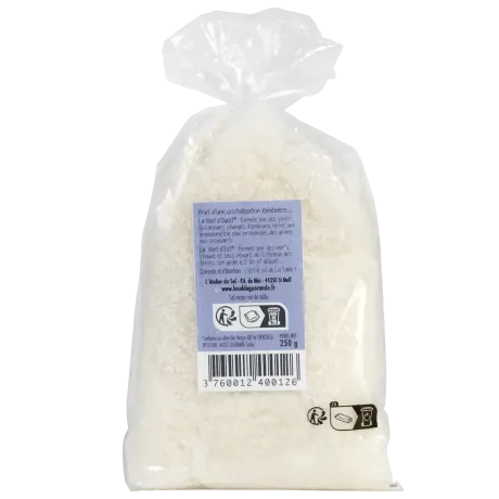 Fleur de sel de Guérande IGP - le sachet de 250 g