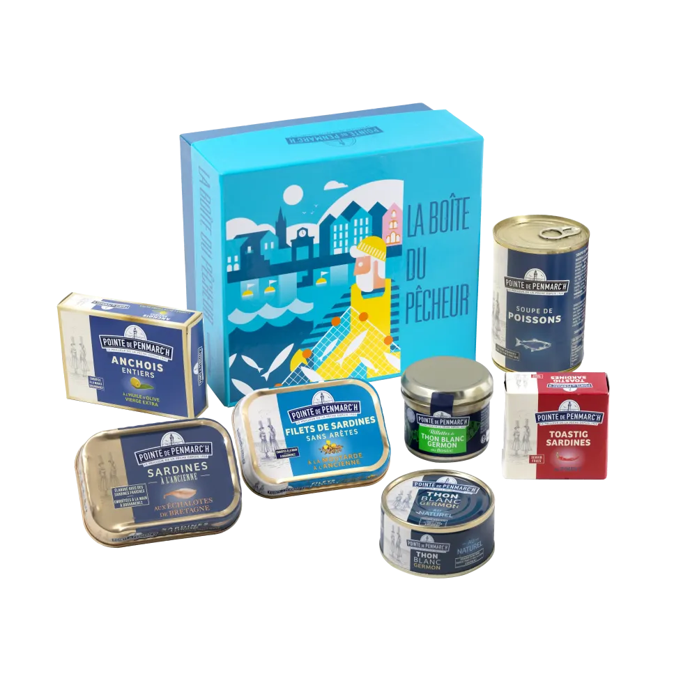 Boîte du marin pêcheur - Coffret gourmand breton de produits de la mer