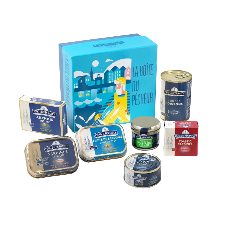 Boîte du marin pêcheur - Coffret gourmand breton de produits de la mer
