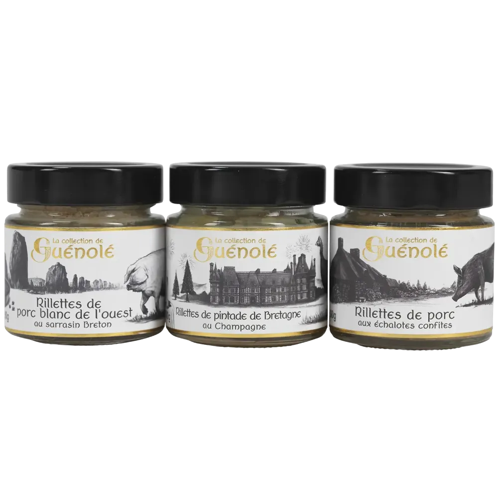 Assortiment de 3 rillettes Maison Autret - Bio & saveurs bretonnes