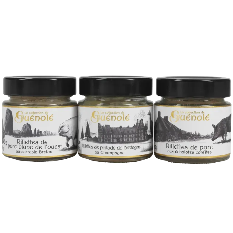 Assortiment de 3 rillettes Maison Autret - Bio & saveurs bretonnes