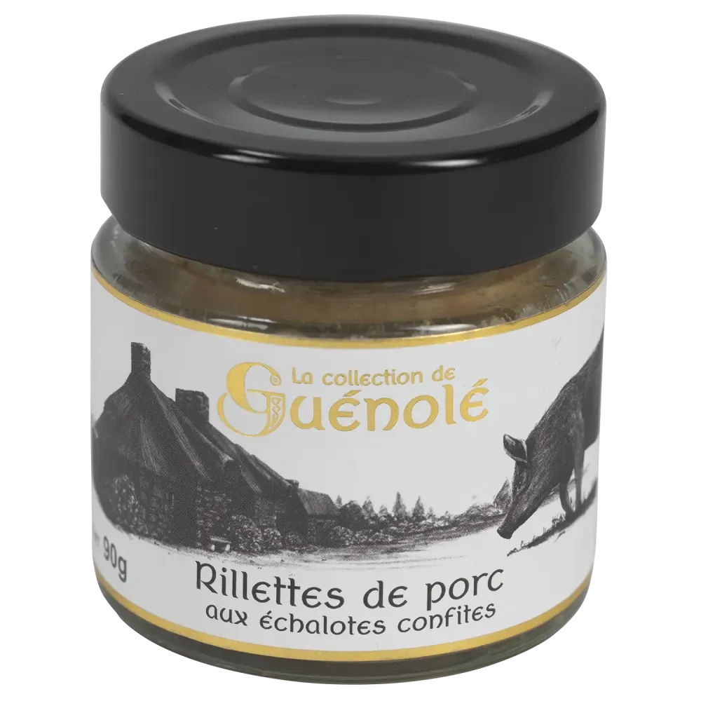 Rillettes de porc aux échalotes confites - Maison Autret, recette bretonne