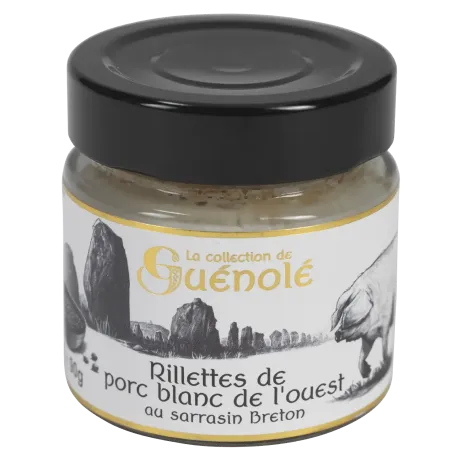 Rillettes de porc blanc de l'Ouest au sarrasin breton - Maison Autret