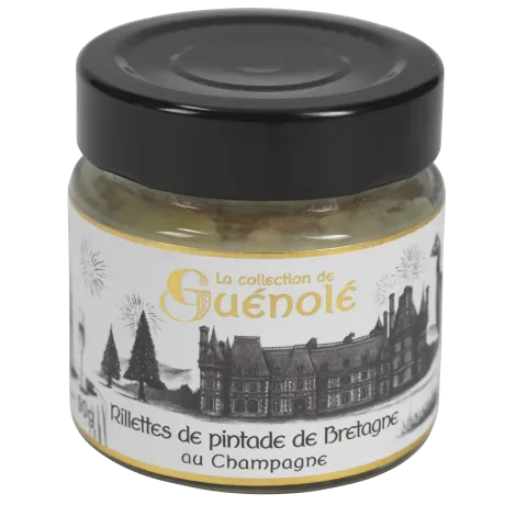 Rillettes de pintade de Bretagne au Champagne - Maison Autret