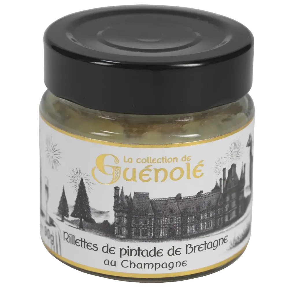 Rillettes de pintade de Bretagne au Champagne - Maison Autret