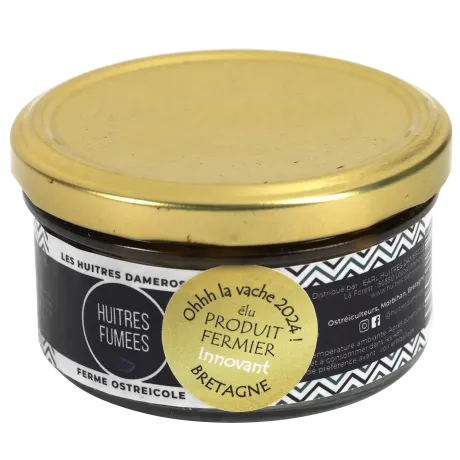 Huîtres fumées Damerose - Spécialité bretonne iodée et raffinée