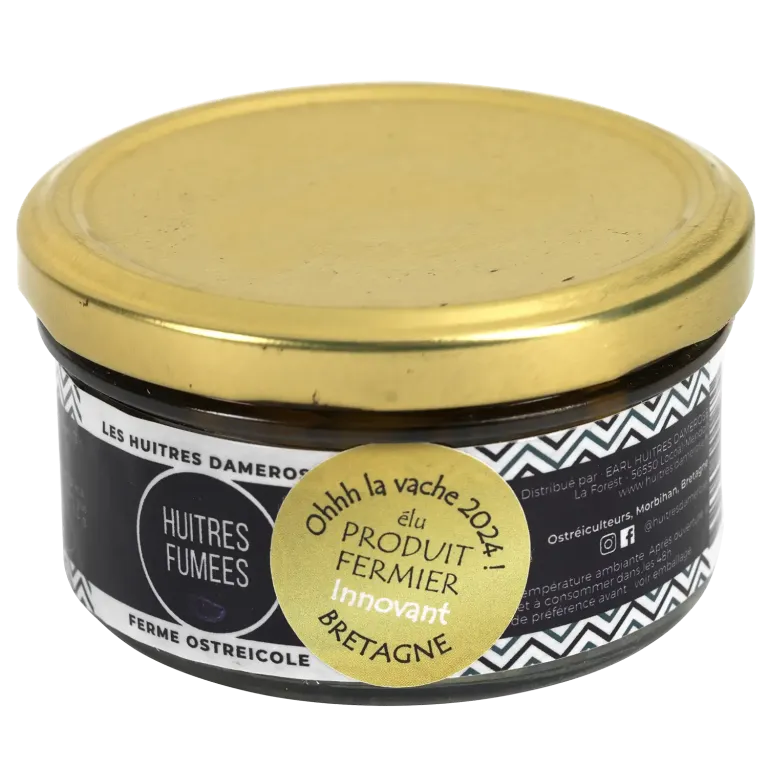 Huîtres fumées Damerose - Spécialité bretonne iodée et raffinée