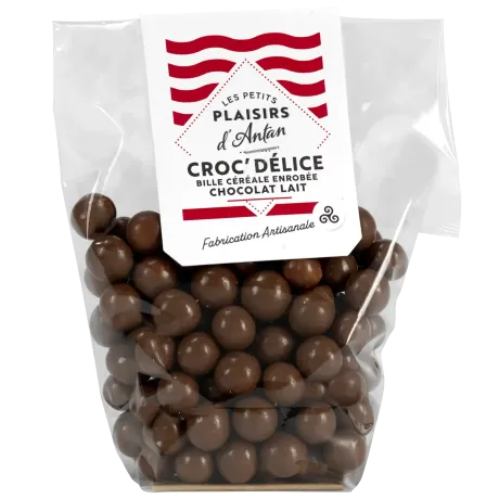 Croc'Délice chocolat au lait - Gourmandise bretonne artisanale