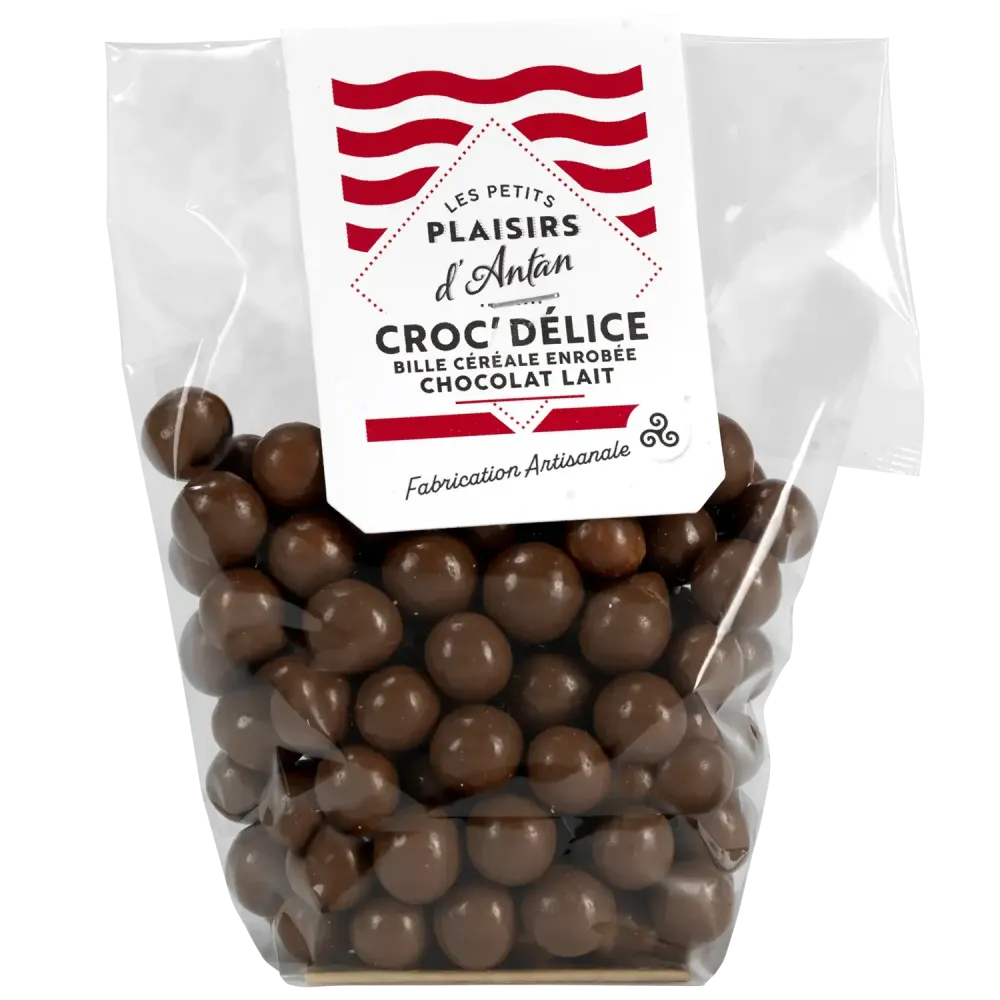 Croc'Délice chocolat au lait - Gourmandise bretonne artisanale
