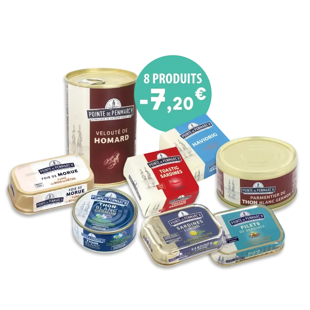 Godaille du pêcheur - Assortiment 9 produits gourmands Pointe de Penmarc’h