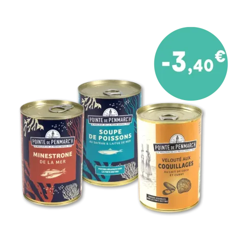 Trio de soupes originales