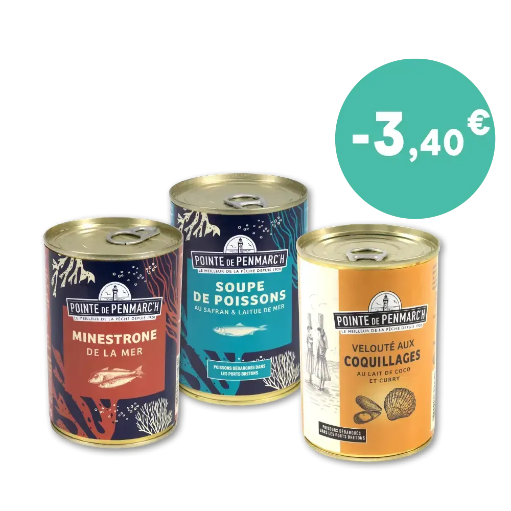 Trio de soupes originales