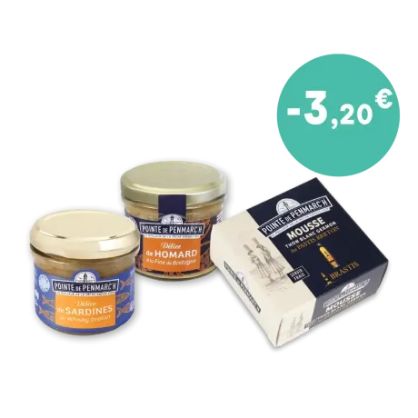 Trio de mousses et délice