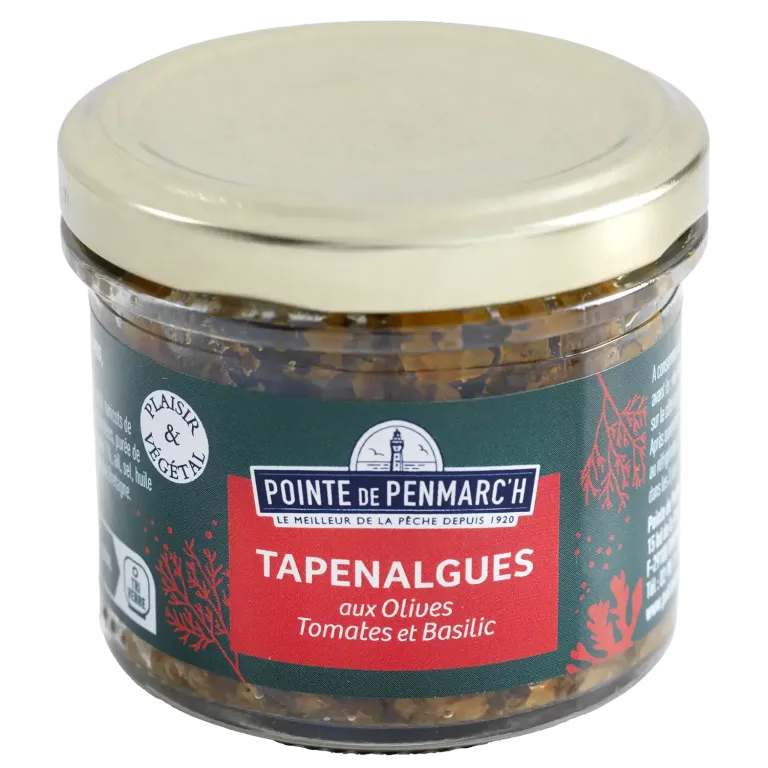 Tapenalgues olives, tomates et basilic - Tartinable vegan breton