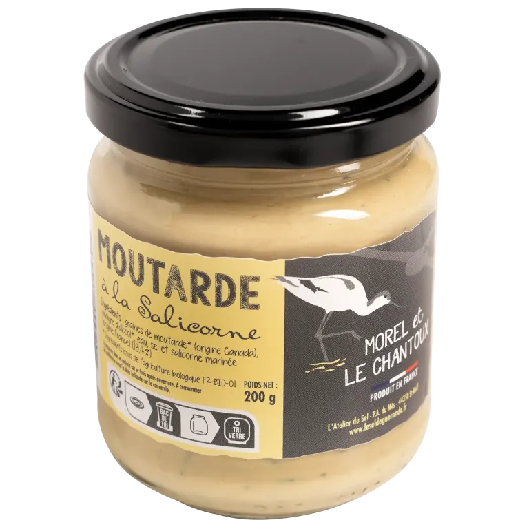 Moutarde à la salicorne bio - Alliance iodée et caractère