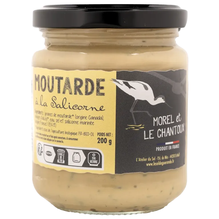 Moutarde à la salicorne bio - Alliance iodée et caractère