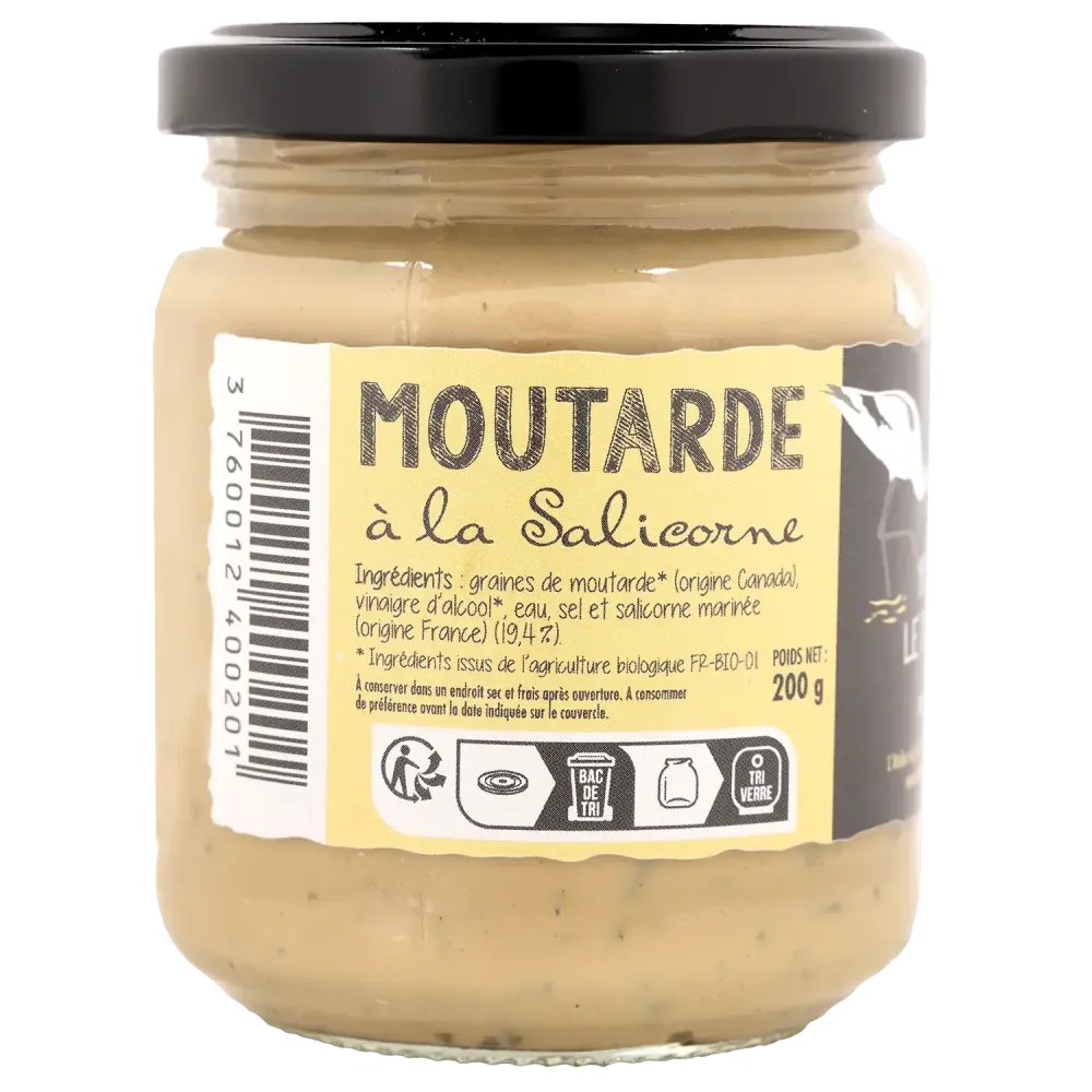 Moutarde à la salicorne bio - Alliance iodée et caractère