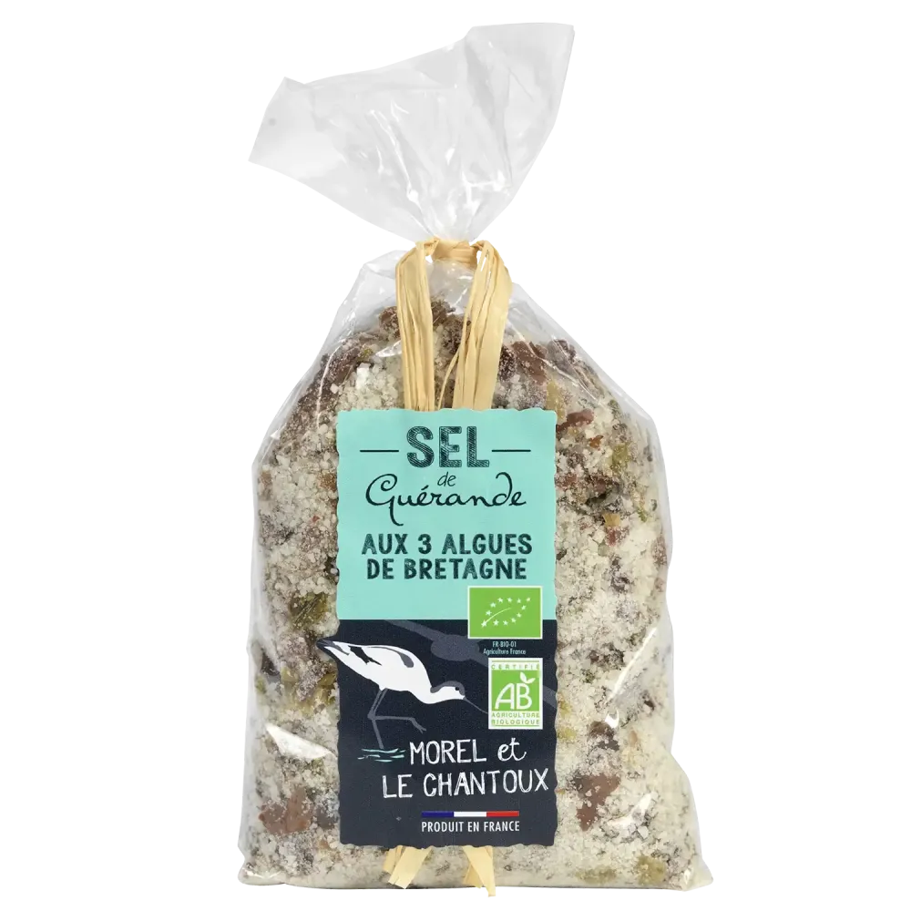 Sel de Guérande IGP aux algues de Bretagne - Iodé et naturel