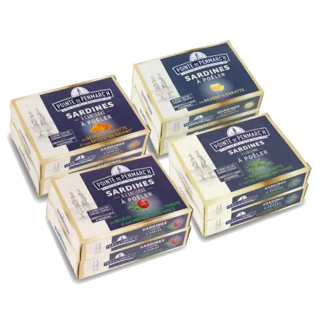 Assortiment de sardines à poêler