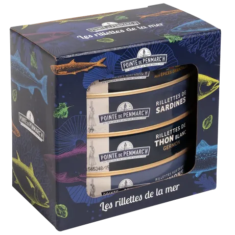 Coffret rillettes de la mer - Tartinables gourmands bretons
