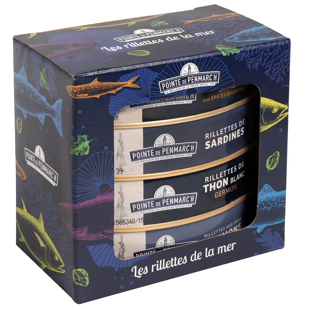 Coffret rillettes de la mer - Tartinables gourmands bretons