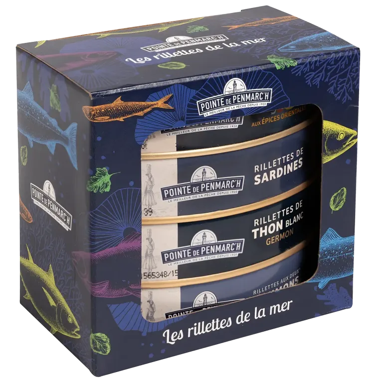 Coffret rillettes de la mer - Tartinables gourmands bretons