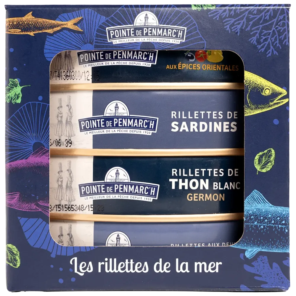Coffret rillettes de la mer - Tartinables gourmands bretons