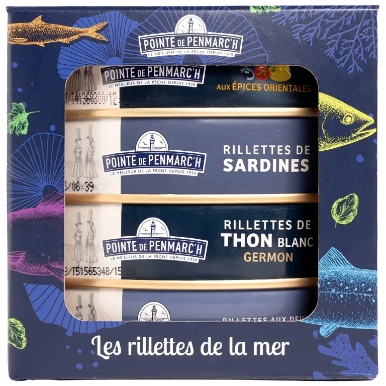 Coffret rillettes de la mer - Tartinables gourmands bretons