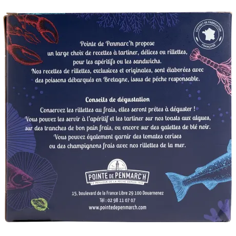 Coffret rillettes de la mer - Tartinables gourmands bretons
