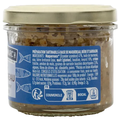 Délice de maquereau à la bière bretonne et sarrasin toasté - Recette artisanale