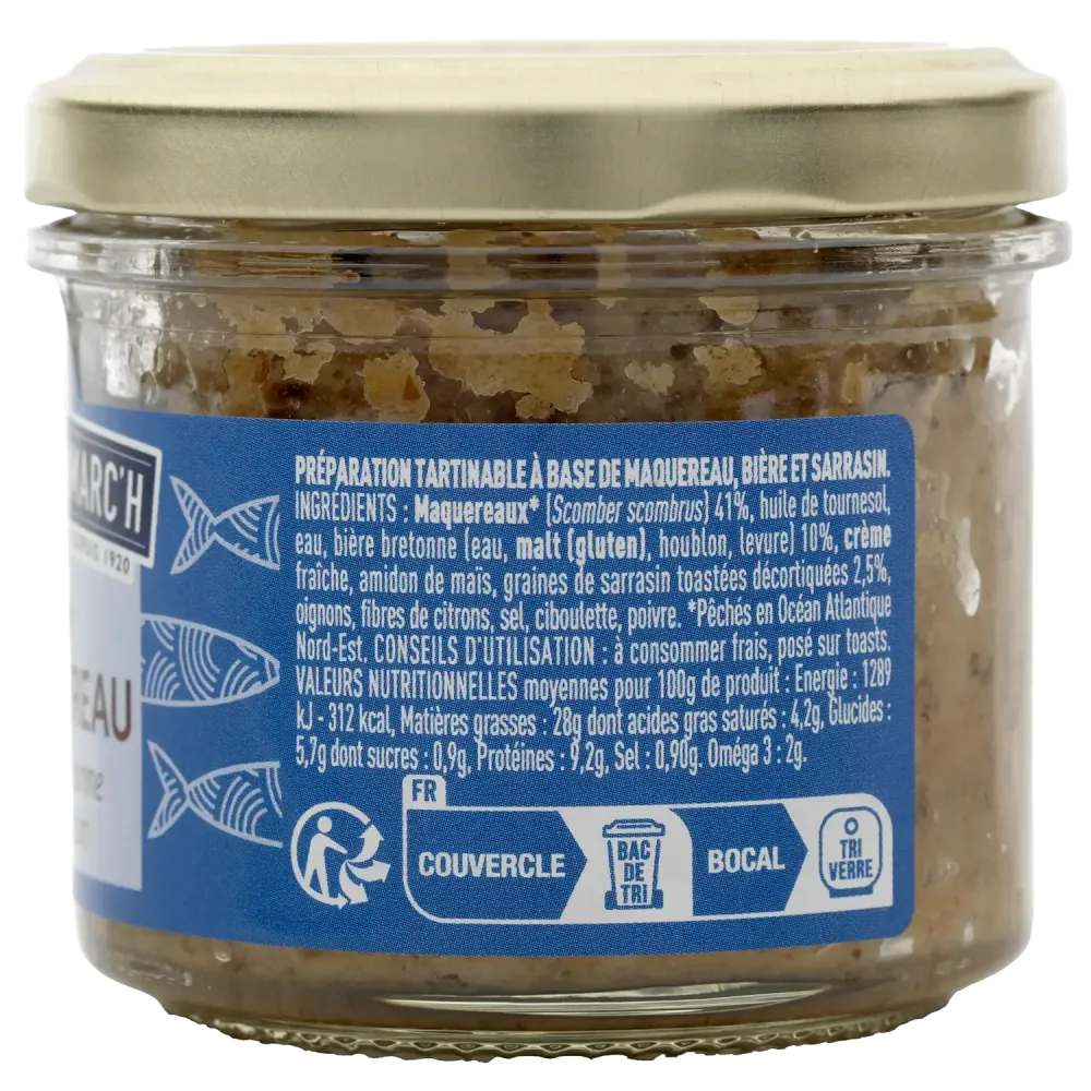 Délice de maquereau à la bière bretonne et sarrasin toasté - Recette artisanale