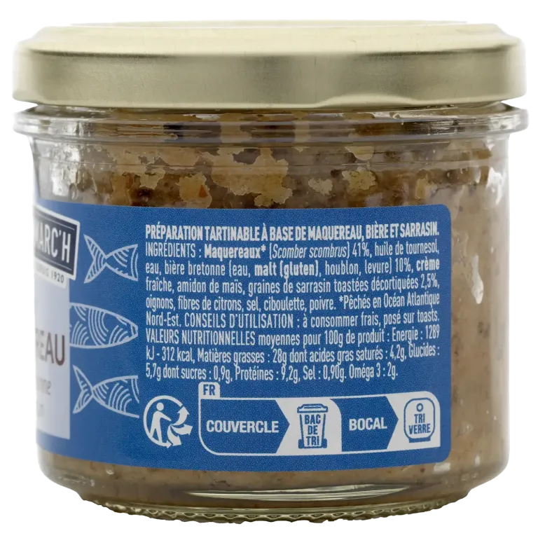 Délice de maquereau à la bière bretonne et sarrasin toasté - Recette artisanale