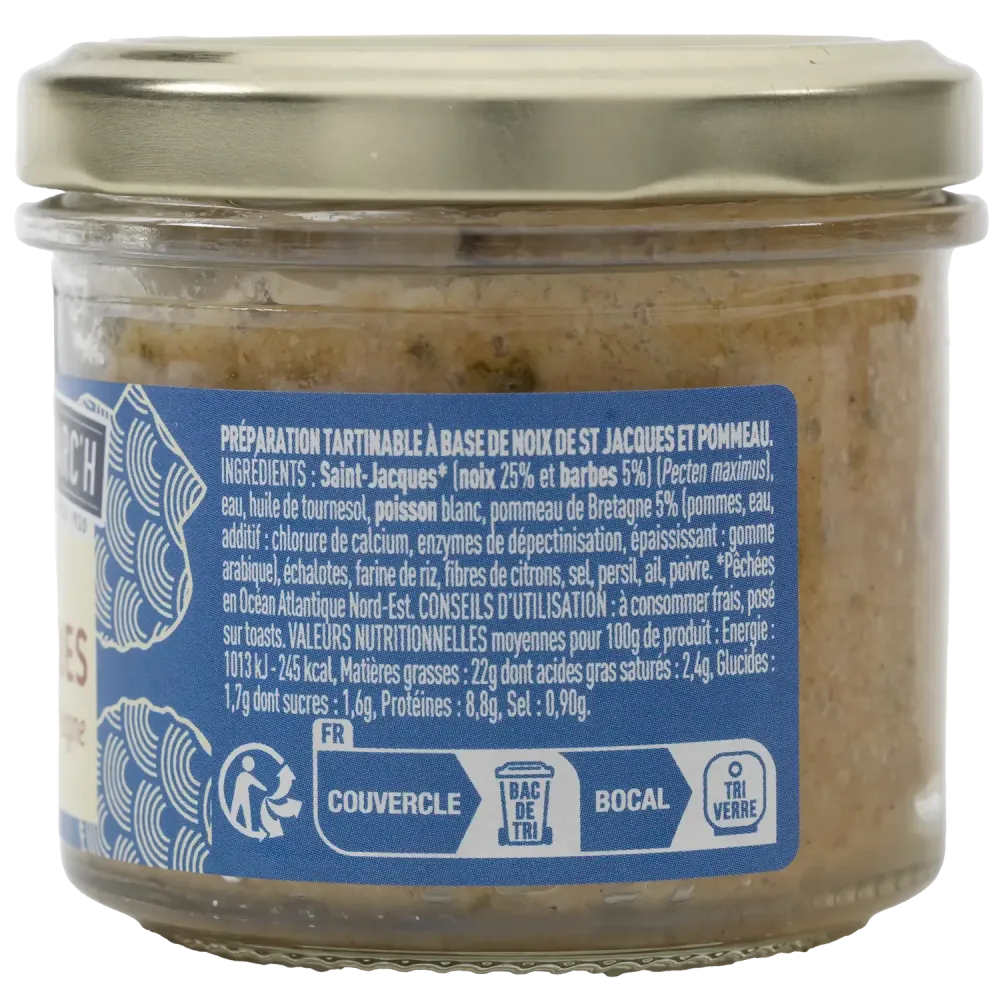 Délice de Saint-Jacques au Pommeau de Bretagne - Recette artisanale