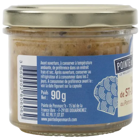 Délice de Saint-Jacques au Pommeau de Bretagne - Recette artisanale