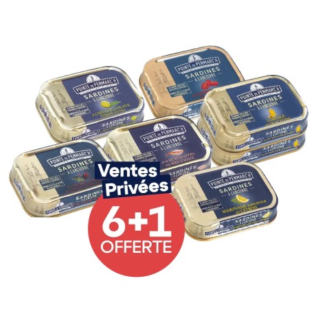 Assortiment sardines à l’ancienne - Offre spéciale gourmande | Pointe de Penmarc'h