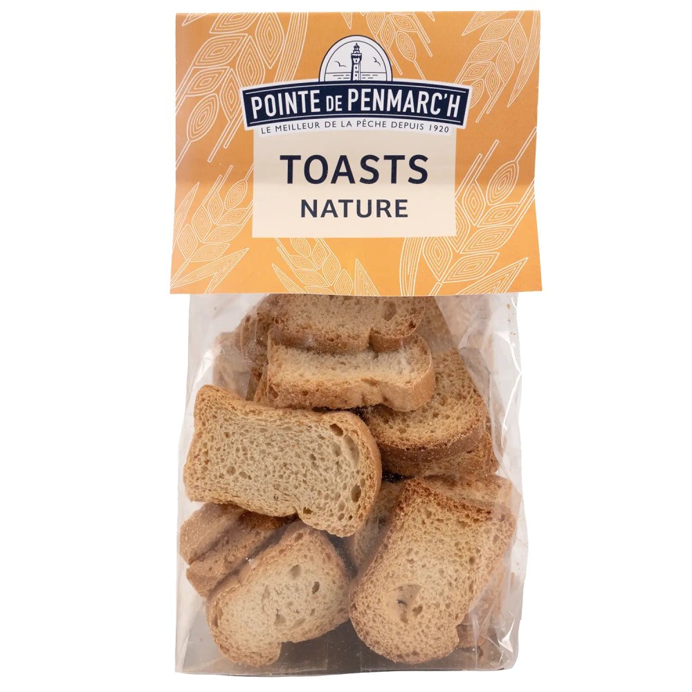 Toasts nature artisanaux - Sachet 100 g croustillant | Pointe de Penmarc'h