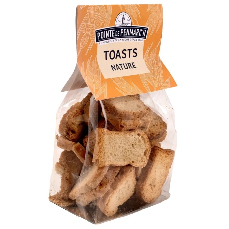 Toasts nature artisanaux - Sachet 100 g croustillant | Pointe de Penmarc'h