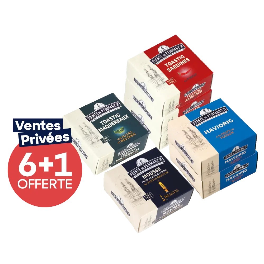 Assortiment mousses de poisson - Offre spéciale apéritif | Pointe de Penmarc'h