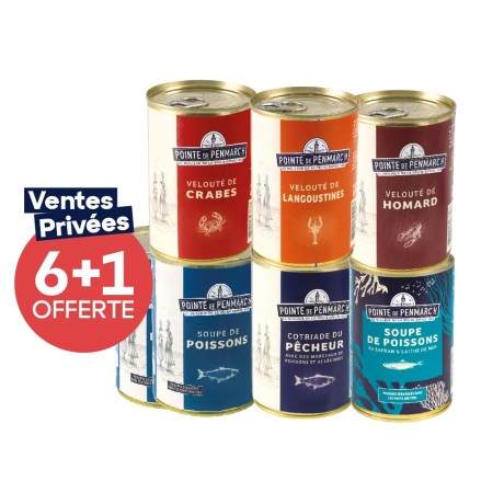 Assortiment soupes et veloutés de poisson - Offre spéciale | Pointe de Penmarc'h