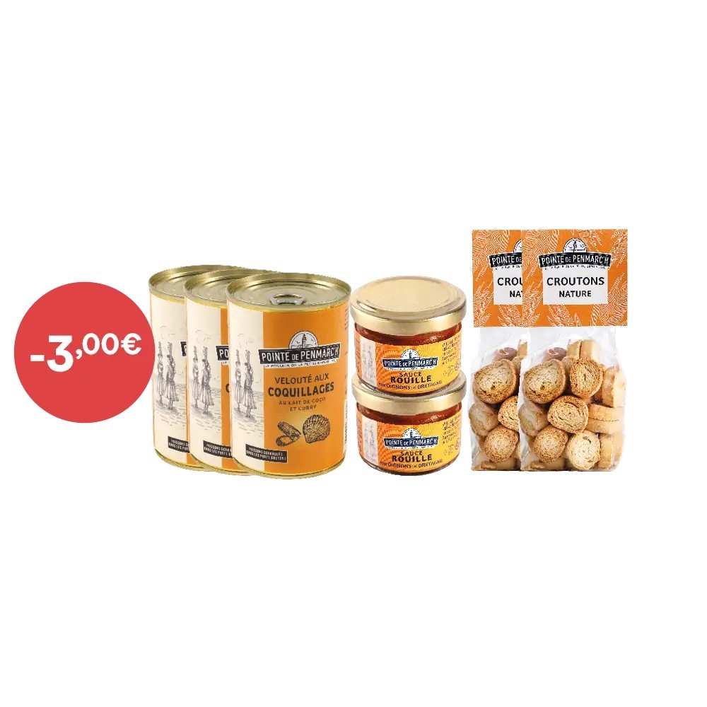 Assortiment veloutés et accompagnements - Offre spéciale | Pointe de Penmarc'h