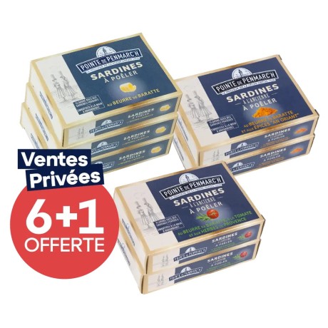 Assortiment sardines à poêler - Offre spéciale gourmande