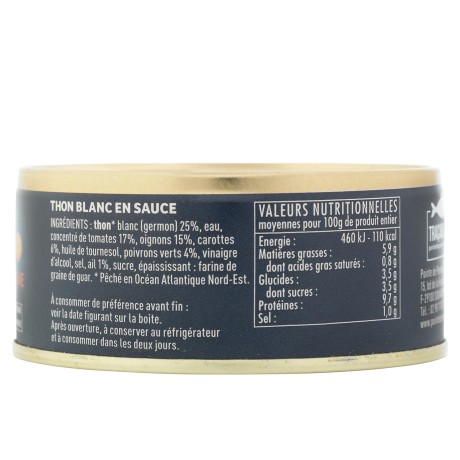 Thon blanc germon à la catalane - le lot de 7 boîtes de 160 g